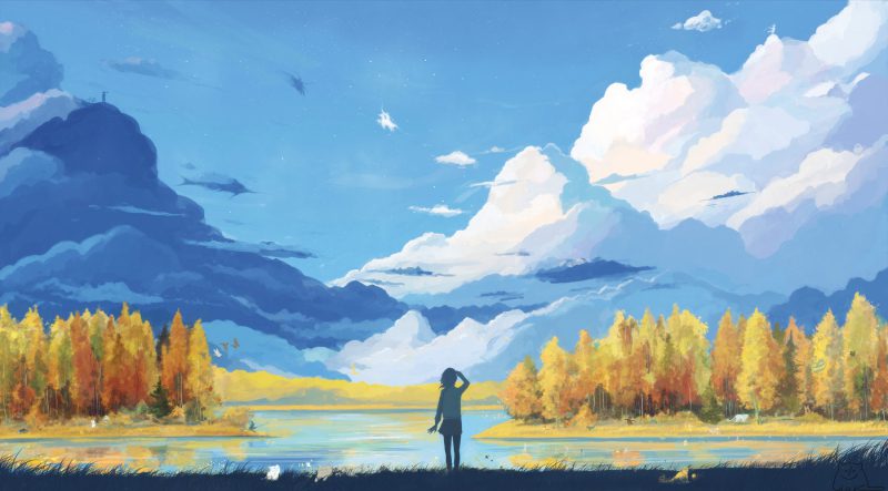 ảnh phong cảnh đẹp anime