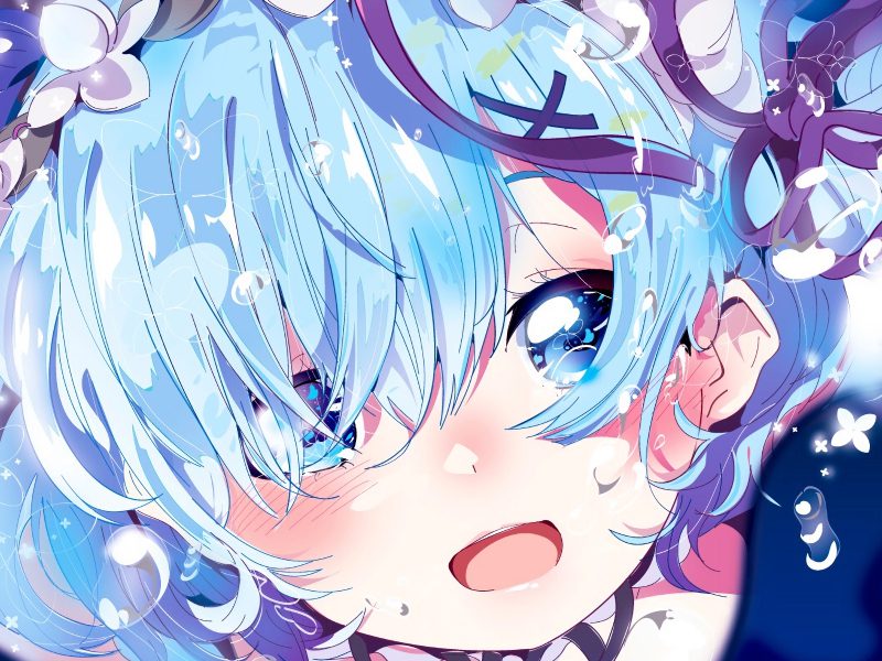 ảnh Rem trong bộ đồ maid