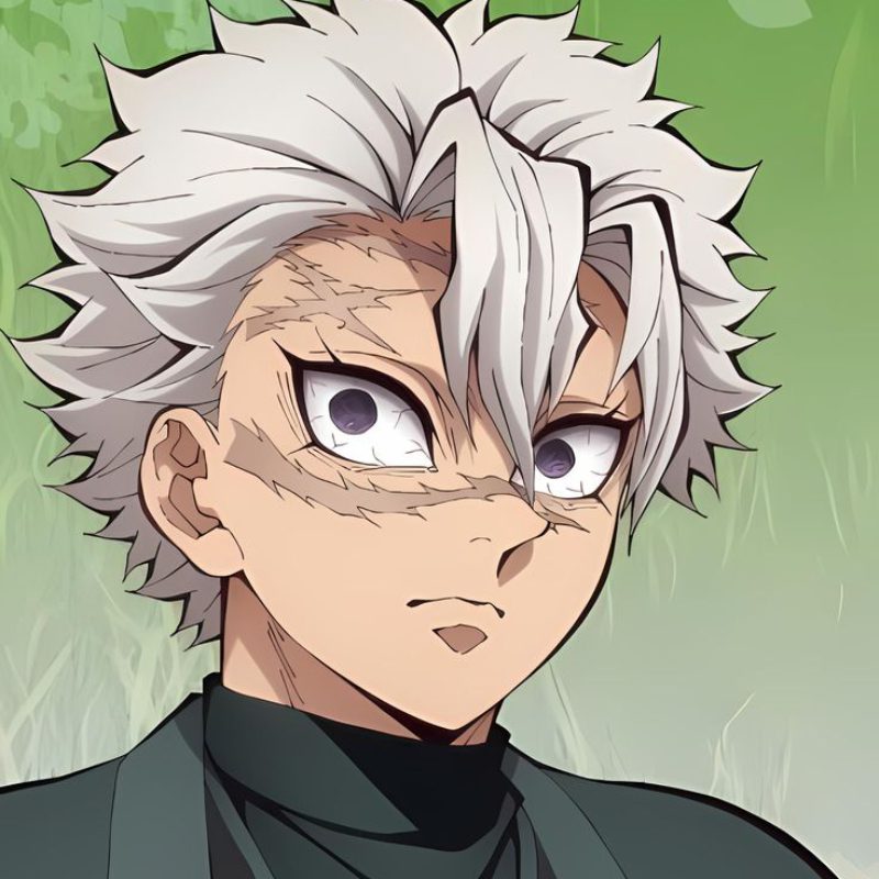 ảnh sanemi siêu ngầu chuẩn anime demon slayer