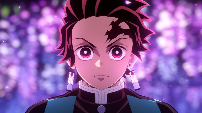 Hình Tanjiro với thanh kiếm