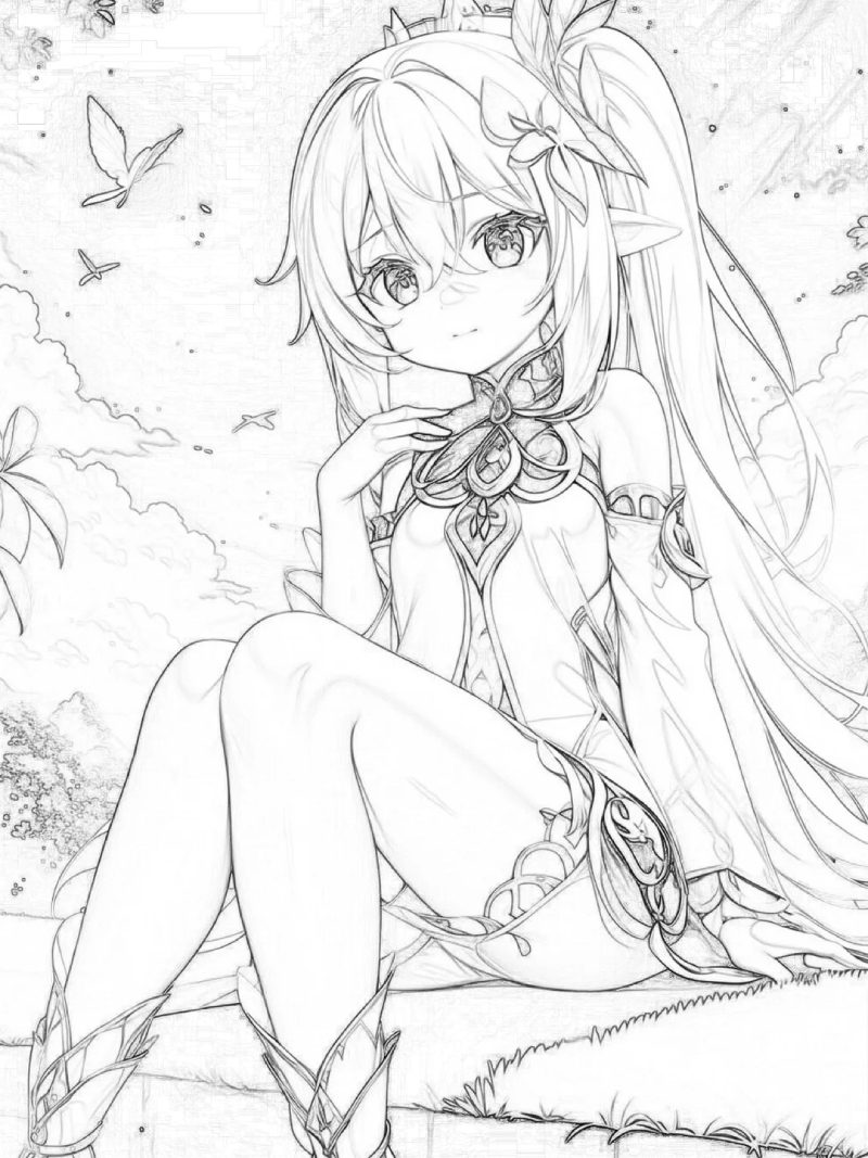 ảnh vẽ anime dễ thương