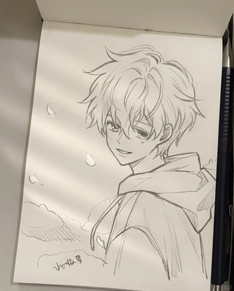 ảnh vẽ anime nam