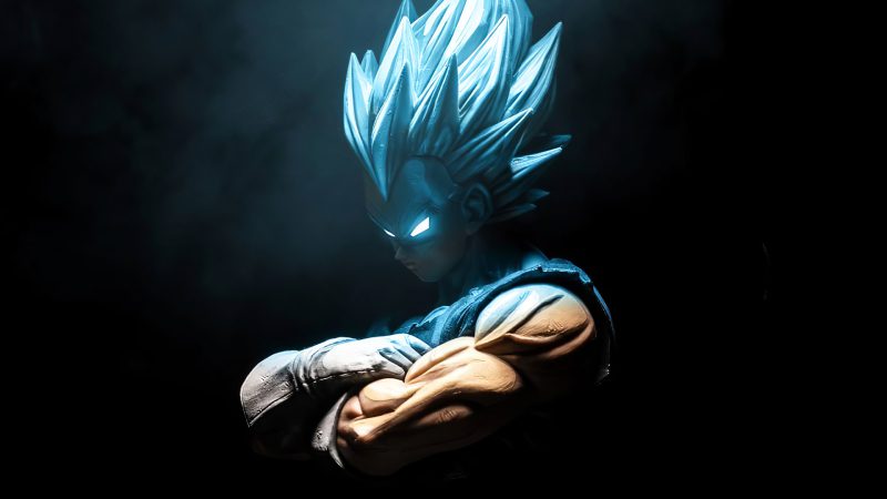 hình ảnh vegeta chiến đấu bảo vệ bulma