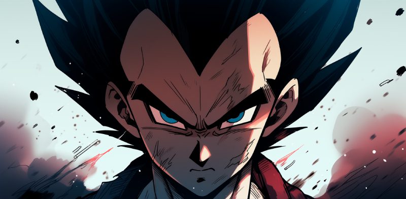 ảnh vegeta phiên bản fanart cực kỳ độc đáo