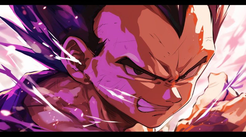 ảnh vegeta hoàng tử saiyan lạnh lùng