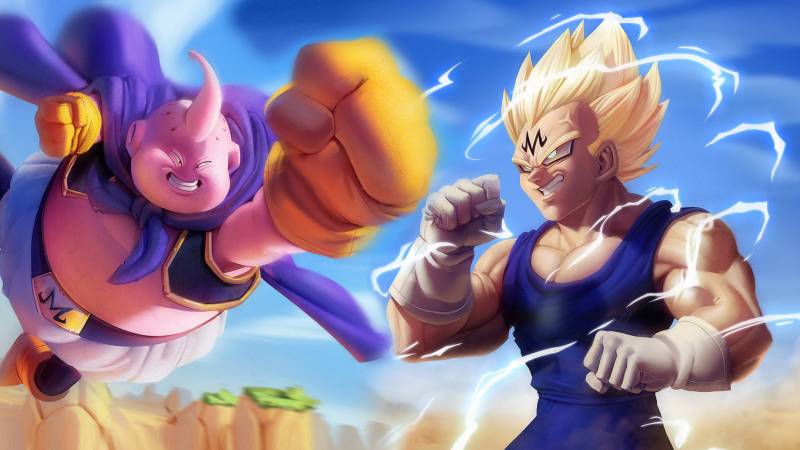 hình ảnh vegeta đứng cùng goku đẹp nhất