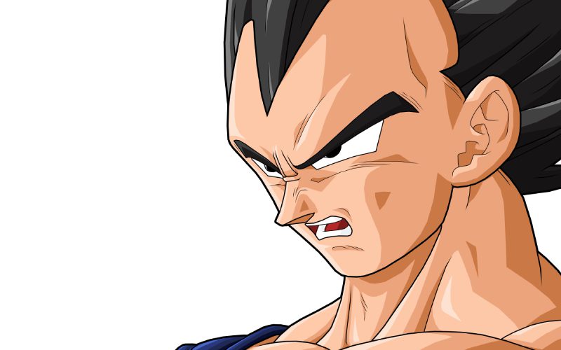 ảnh vegeta phiên bản blue siêu mạnh