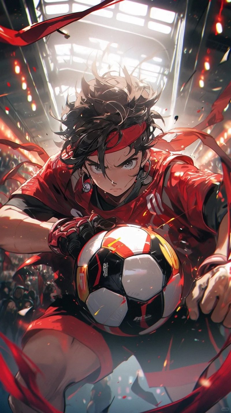 Tập luyện bóng đá trong anime