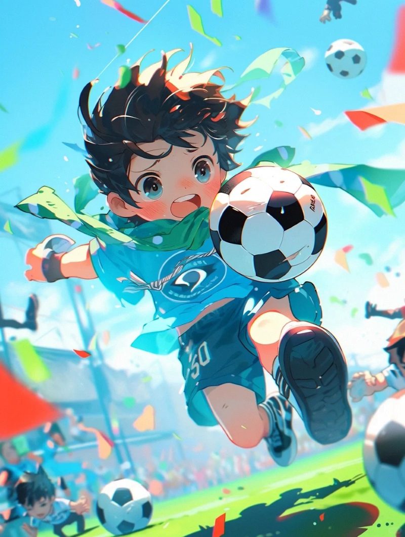 Ảnh anime cầu thủ bóng đá xuất sắc