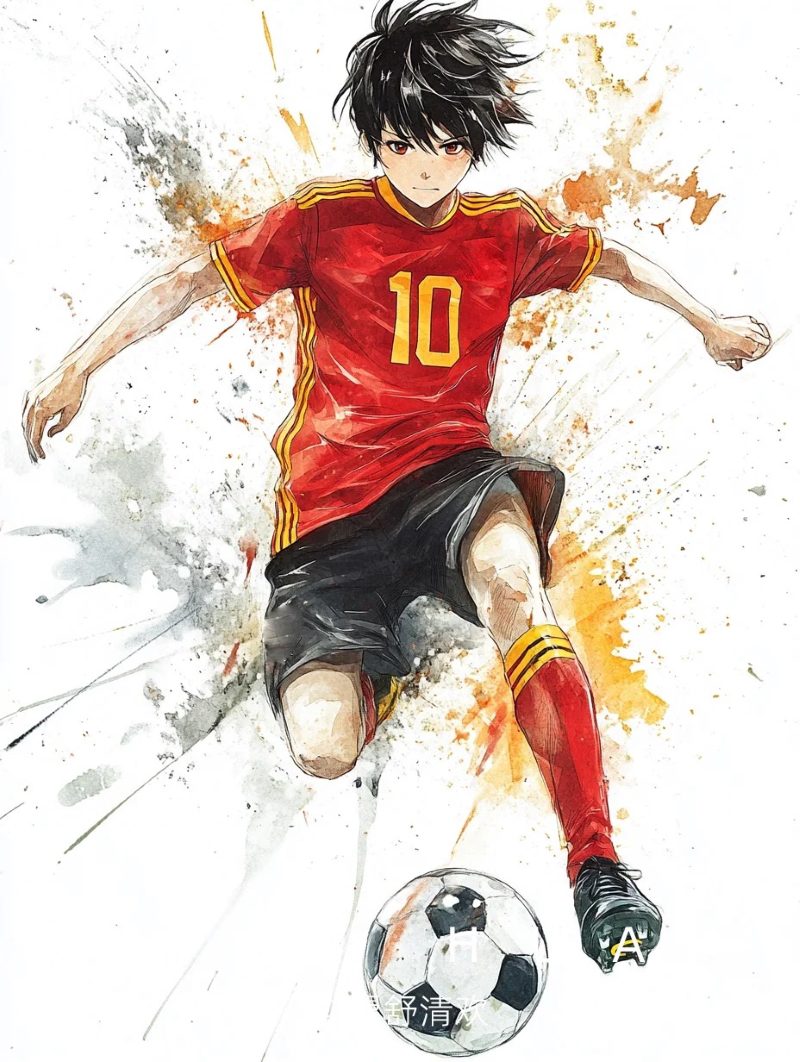 Hình ảnh anime thể thao bóng đá đẹp