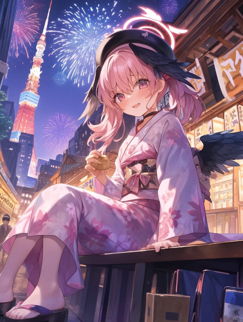 anime kimono cổ trang