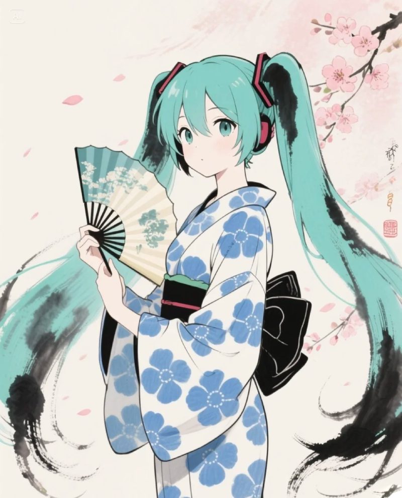 anime kimono đậm chất Nhật Bản