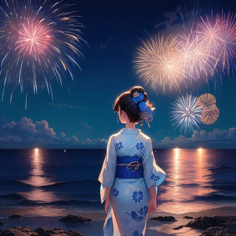 anime kimono hiện đại