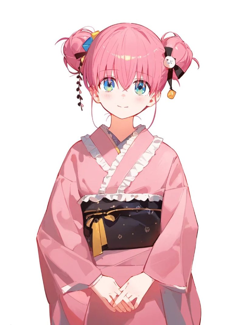 anime kimono girl đẹp