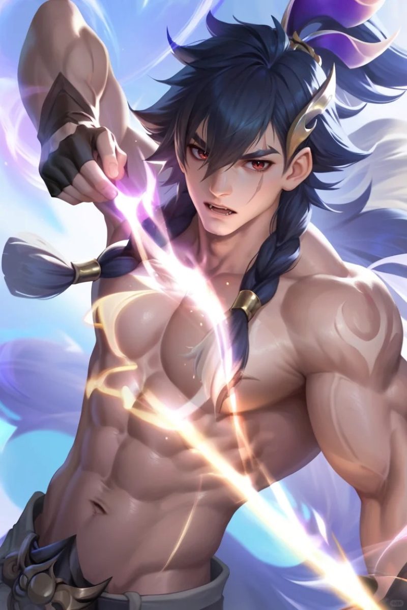 anime trai 6 múi