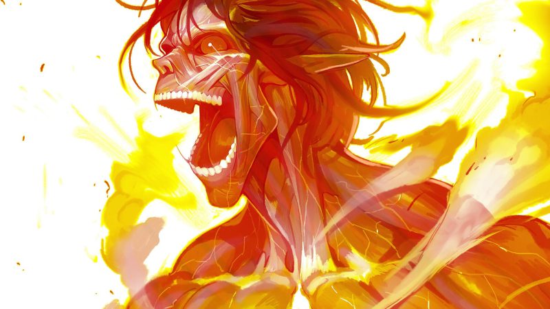 bối cảnh tường thành attack on titan anime