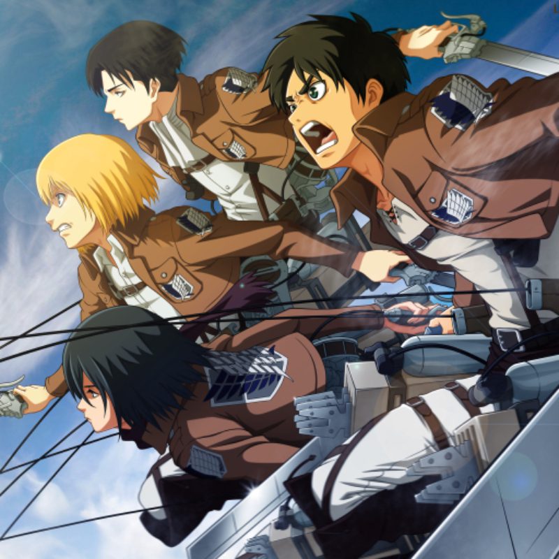 cảnh xúc động attack on titan anime