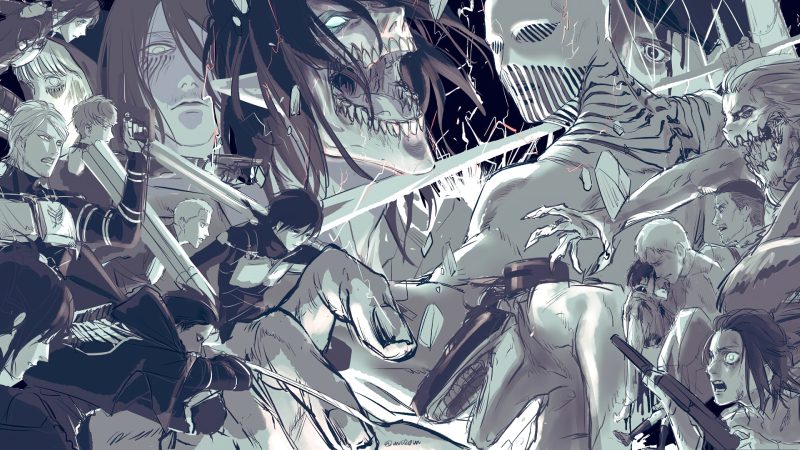 hình nền attack on titan anime armin cảm xúc