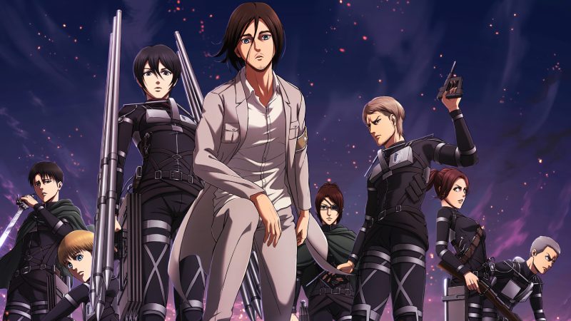 wallpaper attack on titan anime epic battle