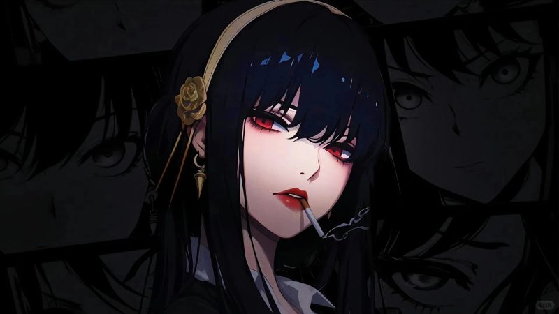 avatar anime nữ ngầu