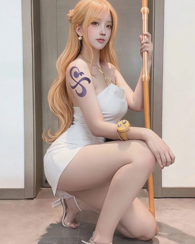 cosplay Nami phiên bản anime