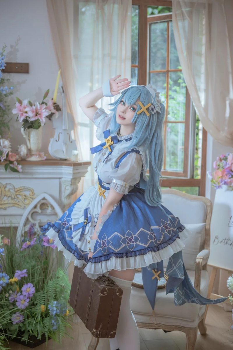 cosplay hầu gái sự kiện