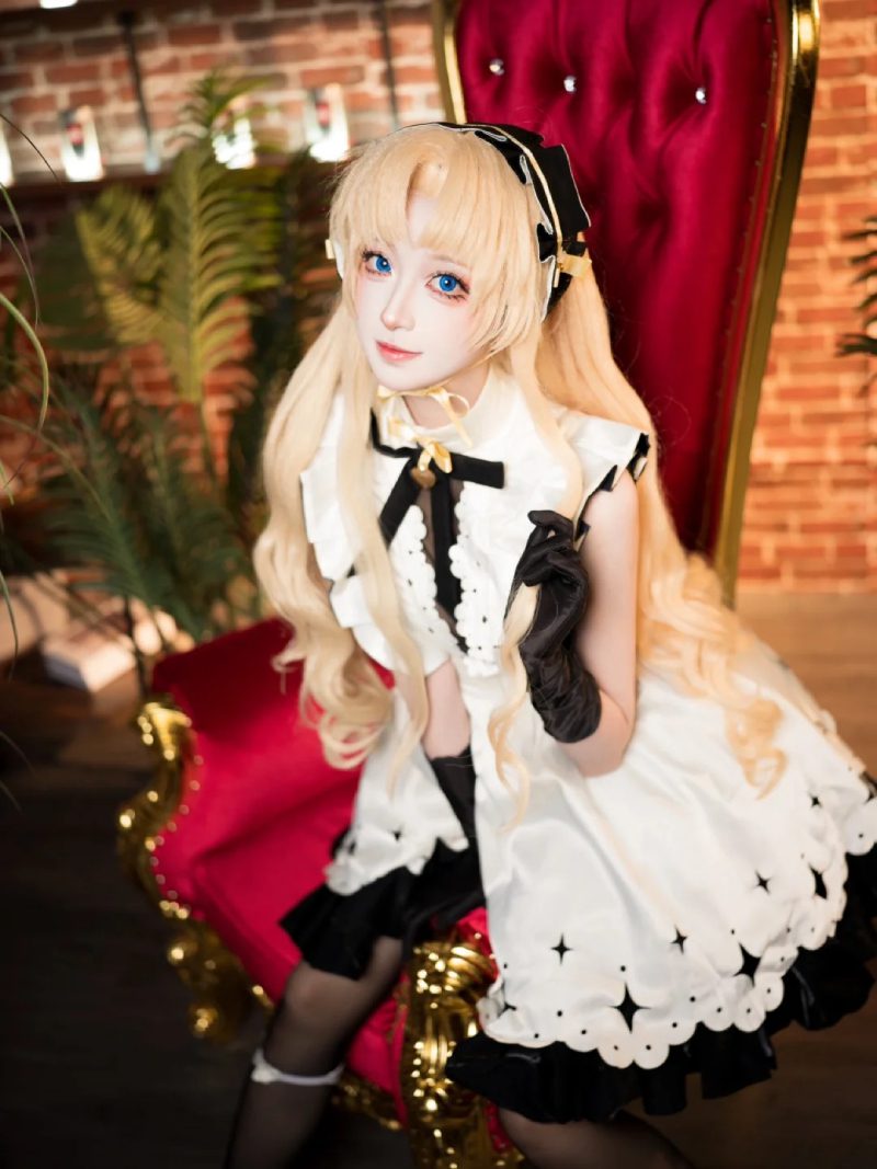 cosplay hầu gái bổ mắt