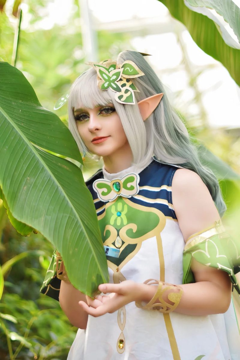 ảnh cosplay Nahida thần thoại