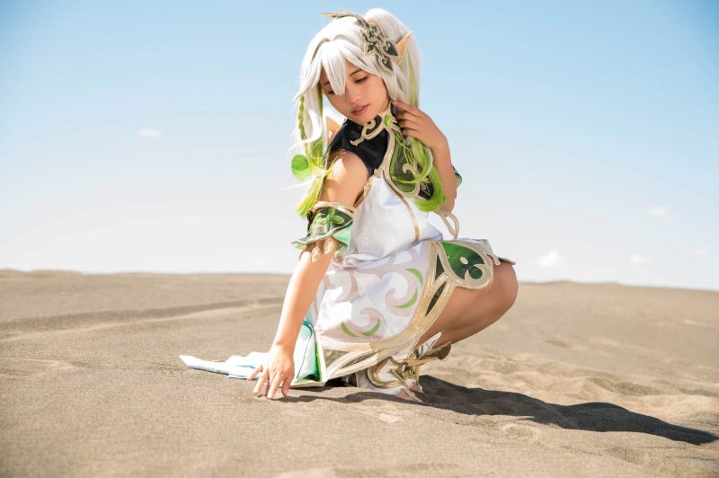 cosplay Nahida chibi