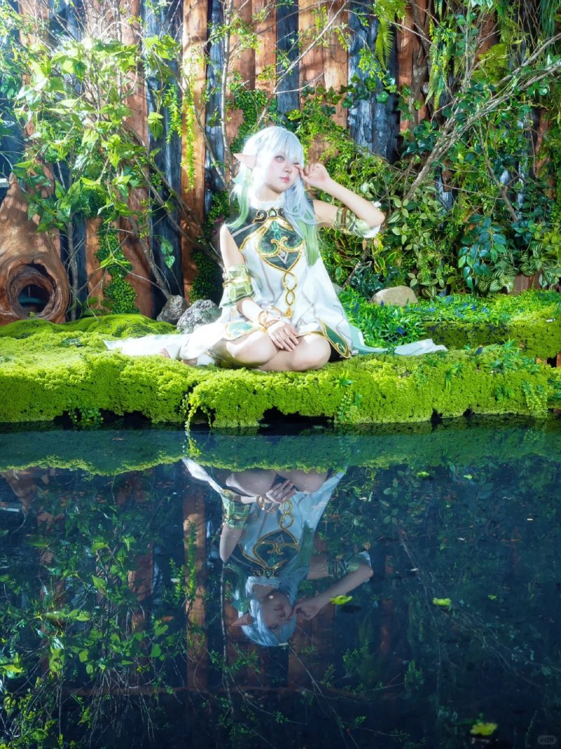 cosplay Nahida với cây phép