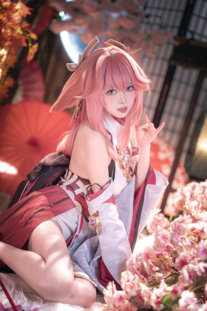 cosplay yae miko genshin impact