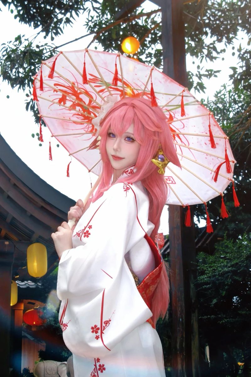 cosplay yae miko sexy gợi cảm