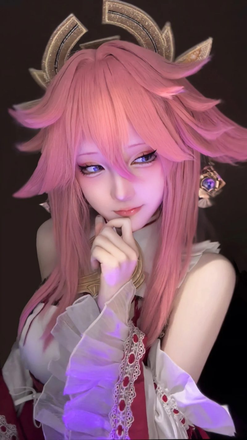 cosplay yae miko cuốn hút ánh nhìn