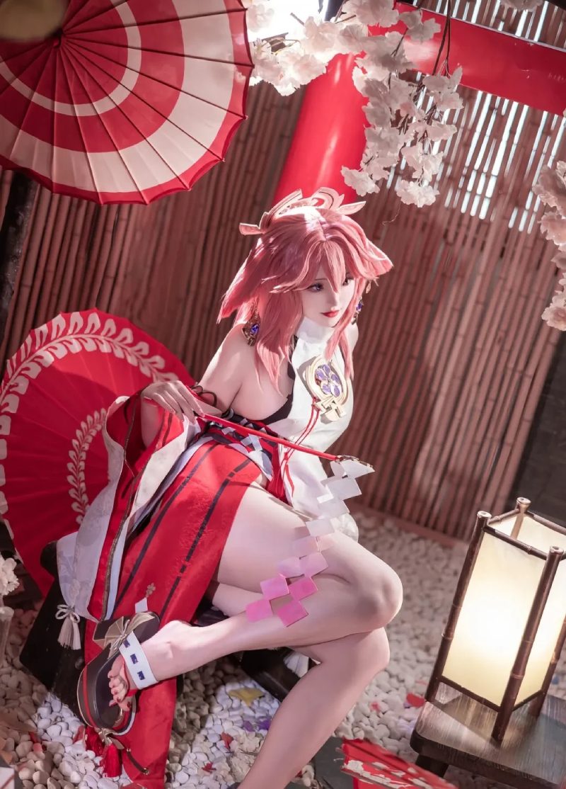 cosplay yae miko đẹp xuất thần