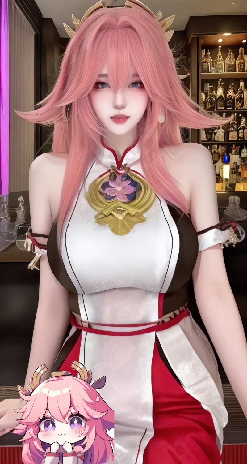 cosplay yae miko tạo hình giống bản gốc