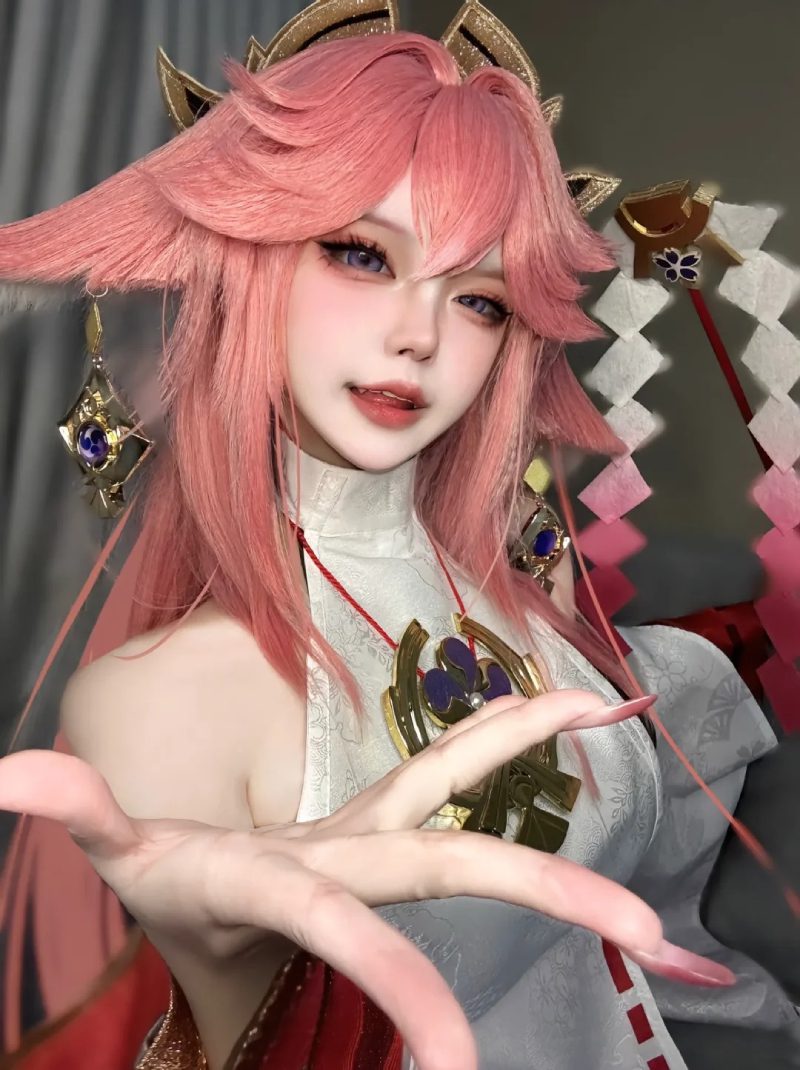 cosplay yae miko trang phục chuẩn game