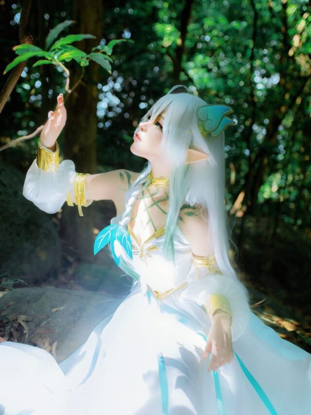 Nahida cosplay fanart