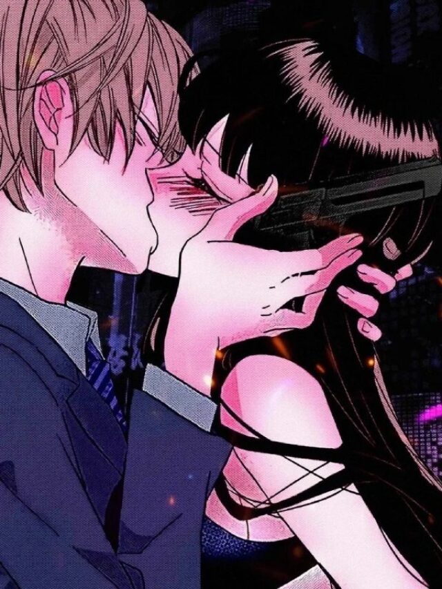 cặp đôi anime hôn nhau học đường