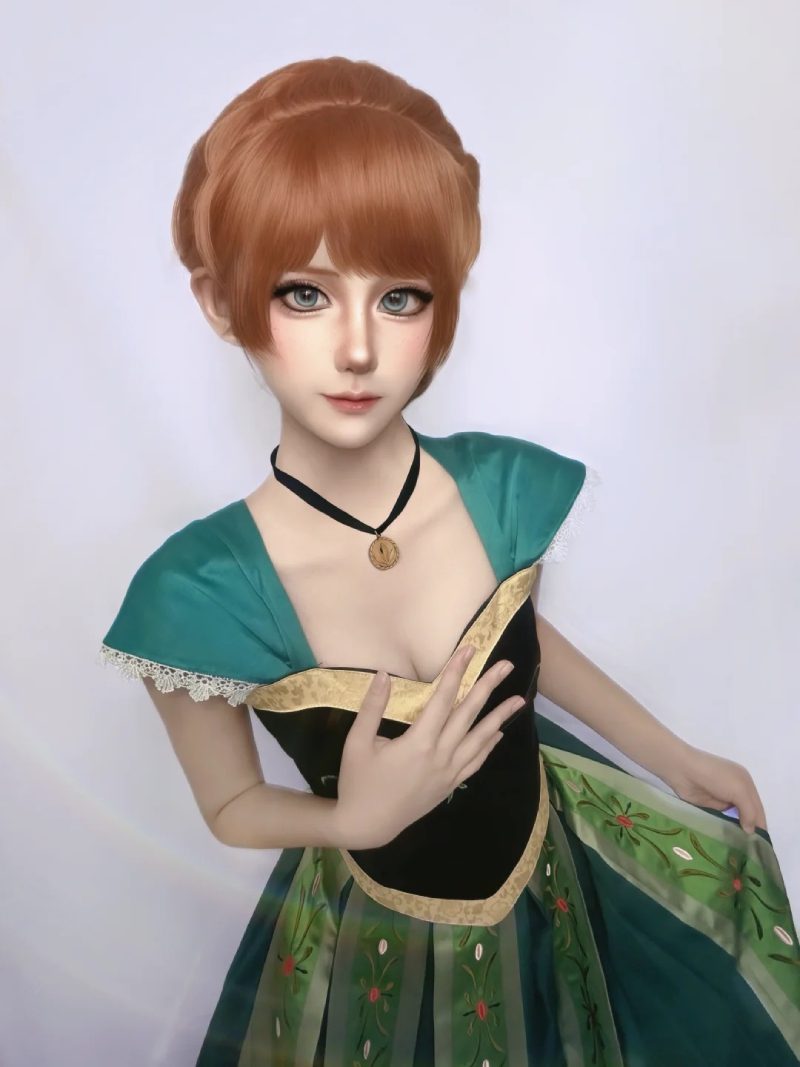 Elsa Anna cosplay hình ảnh dễ thương
