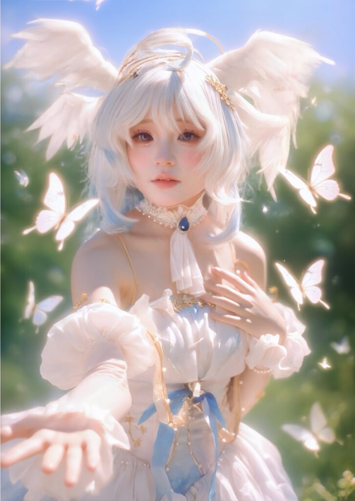 gái cosplay anime