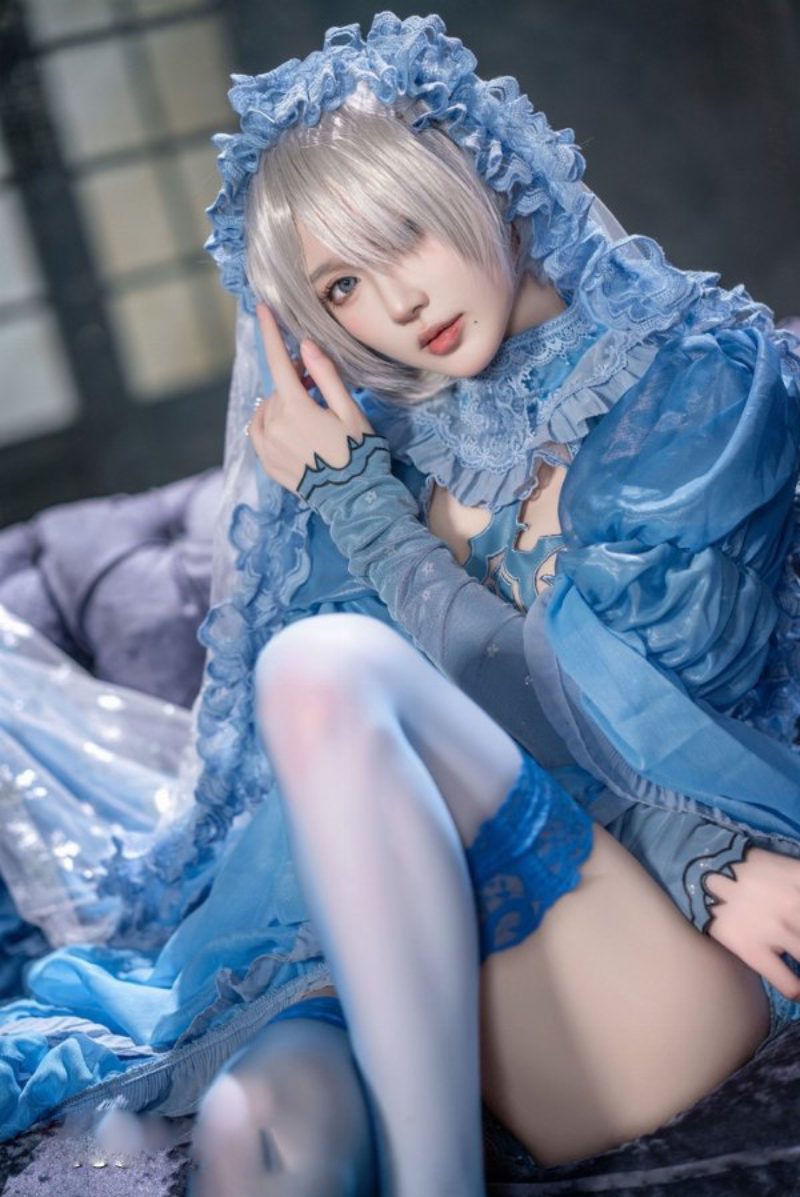 ảnh gái xinh cosplay nữ thần anime