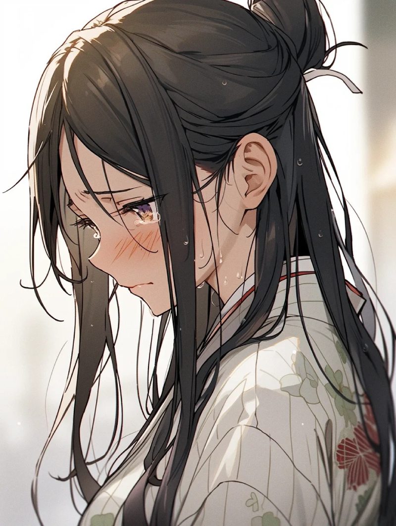 hình nền anime buồn về tình yêu tan vỡ cô đơn
