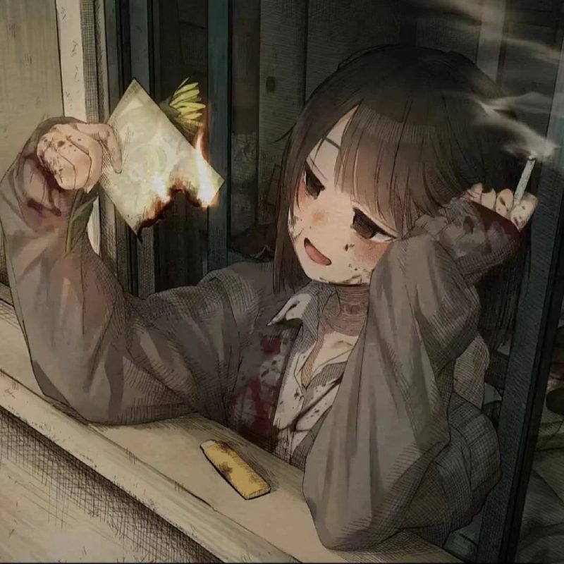 avatar anime buồn về tình yêu chàng trai lạnh lùng