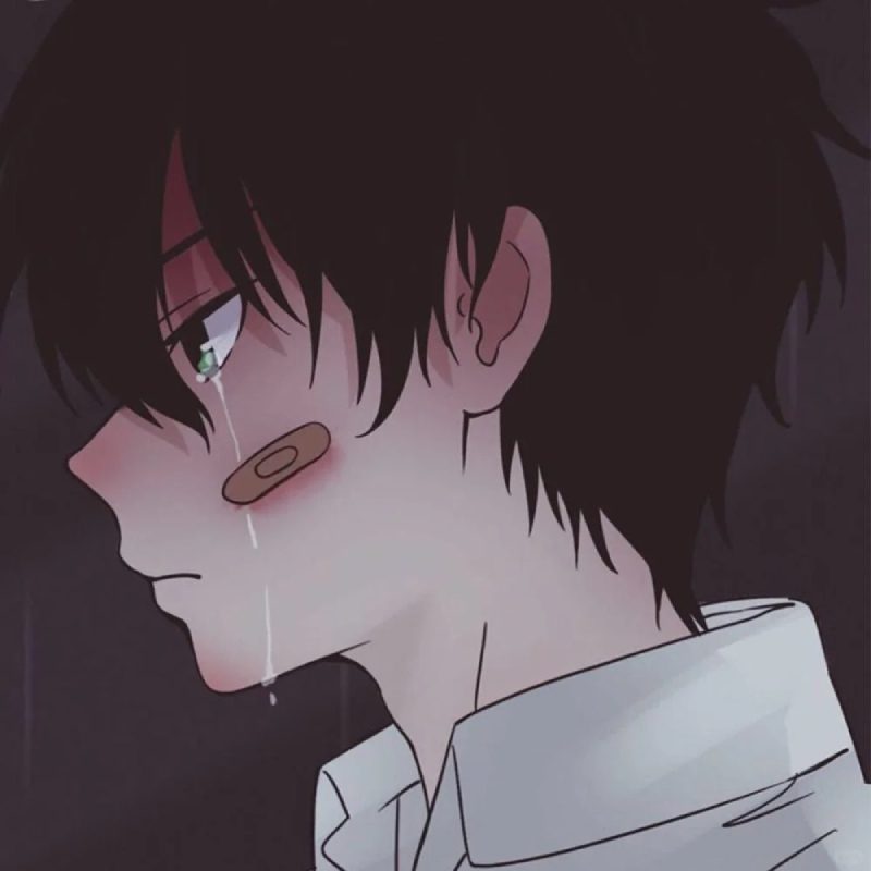 hình nền anime buồn về tình yêu đôi tình nhân xa cách