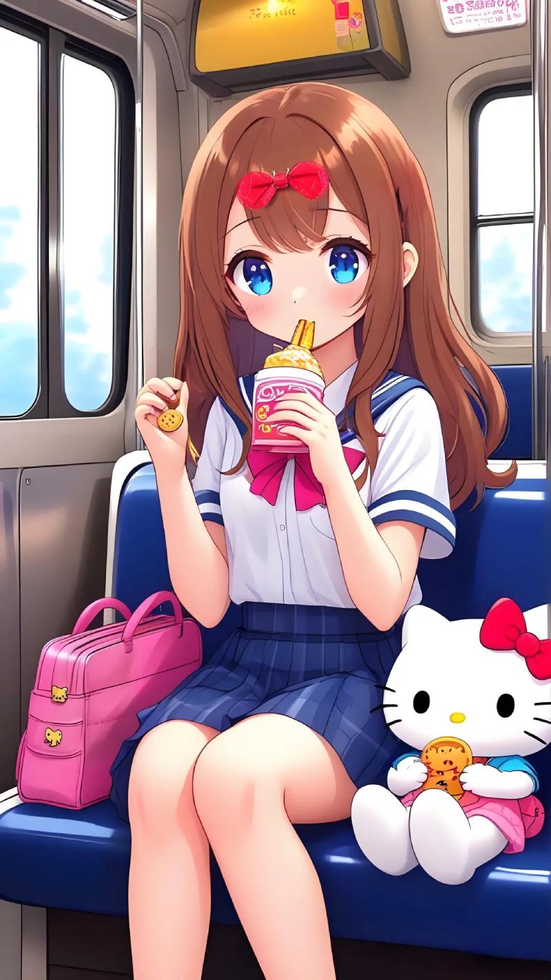 hình ảnh hello kitty cute anime