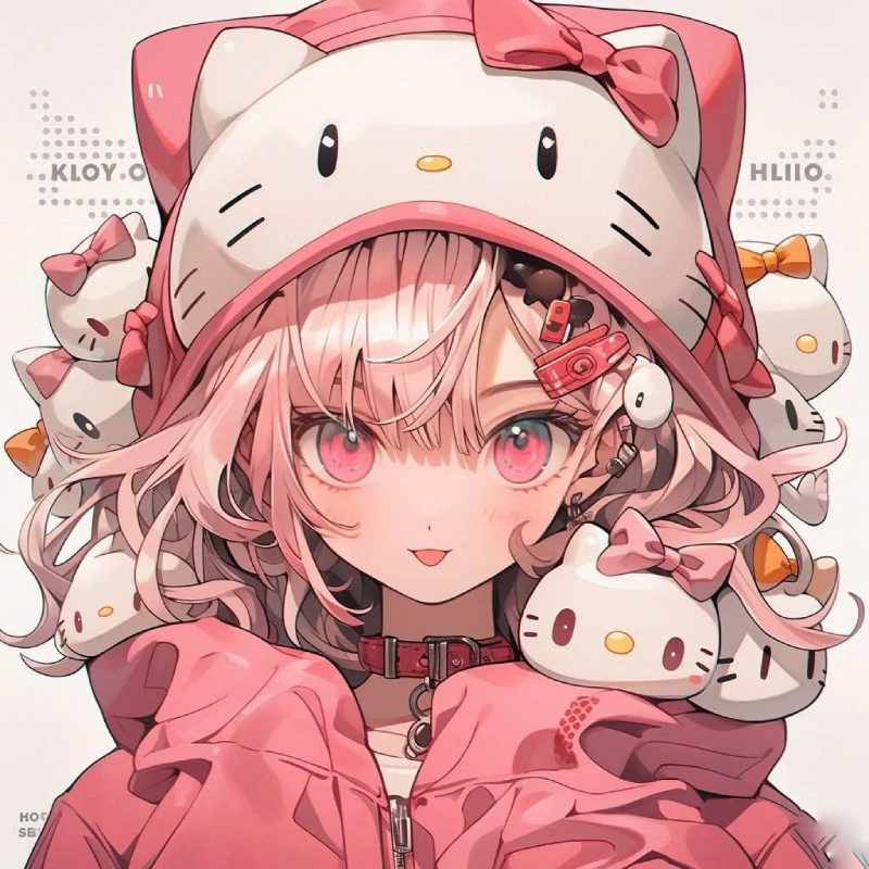 hello kitty anime chibi cực cute