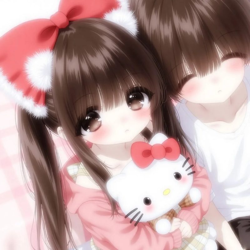 ảnh hello kitty anime dễ thương chất lượng cao