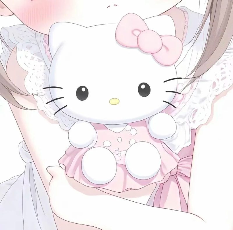 hình ảnh hello kitty anime dễ thương