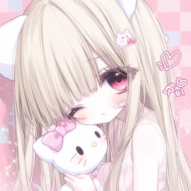 hình hello kitty anime hd cho máy tính