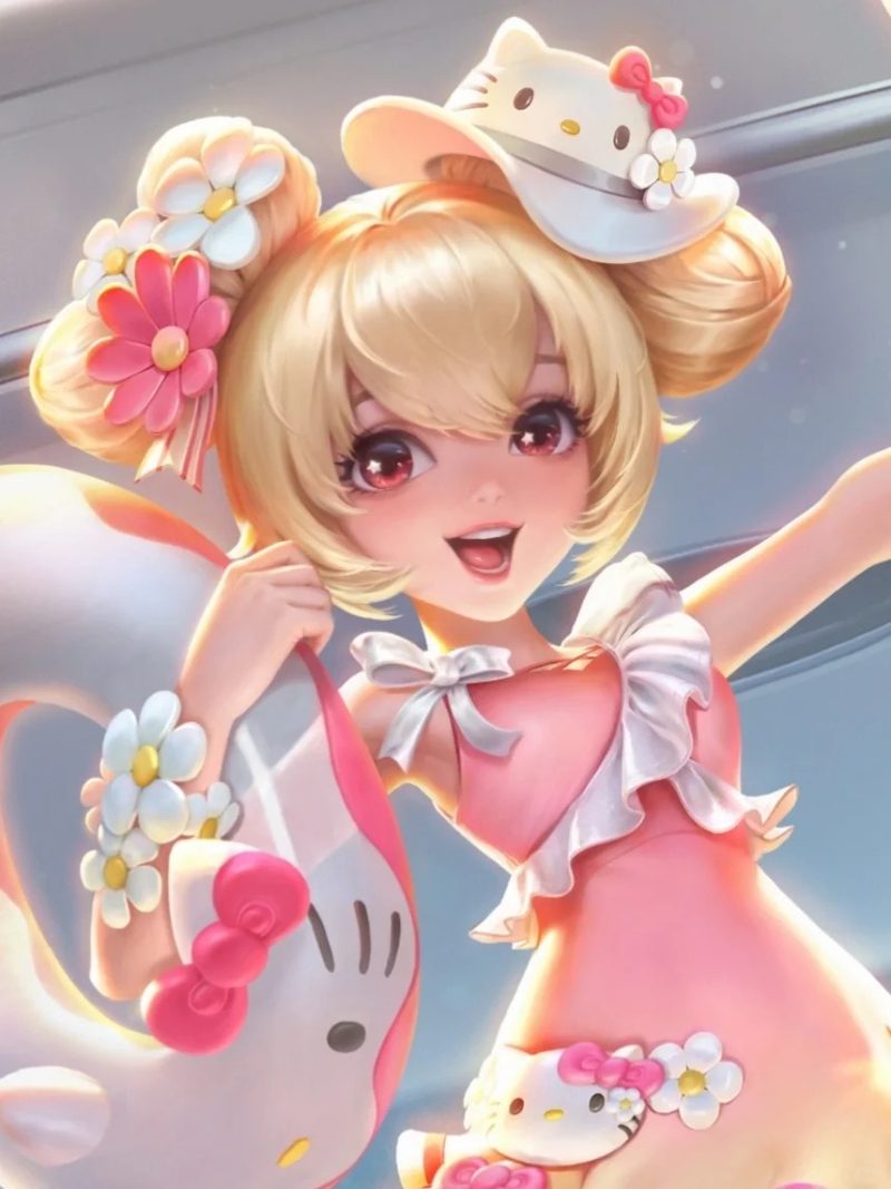 ảnh hello kitty anime chibi đáng yêu